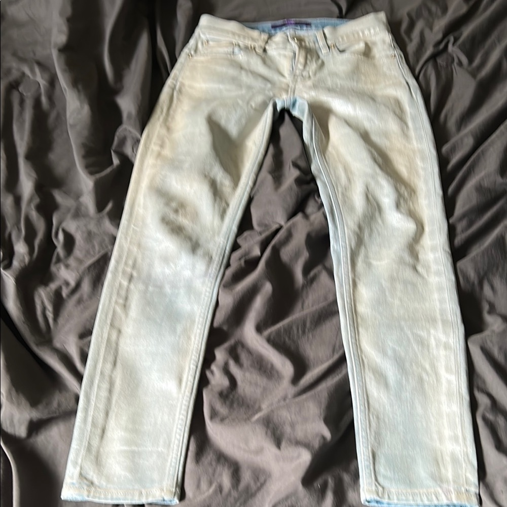 Ralph Lauren purple lable Blue Skinny Jeans Distressed Denim